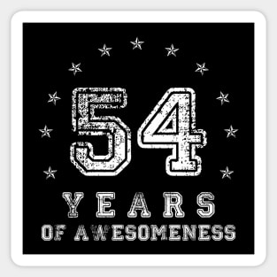 Vintage 54 years of awesomeness Sticker